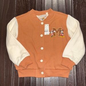 Disney Kids brown and White Mickey & Minnie Sweatshirt